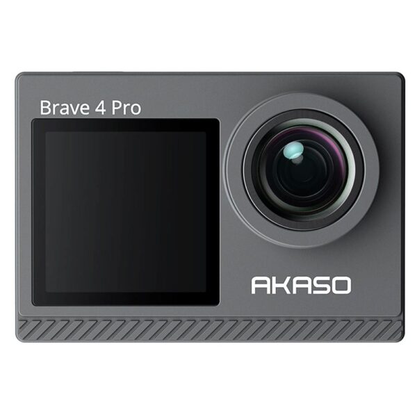 Akaso Brave 4 Pro Dual Screens 4K 30Fps Wi-Fi Aksiyon Kamera ve Süper Aksesuar Seti (Akaso Türkiye 2 Yıl Garantili) - Görsel 2