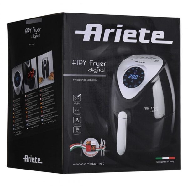 Ariete 4616 Airfryer Siyah 2,6 Litre XL 1300W Sıcak Hava Fritözü - Görsel 7
