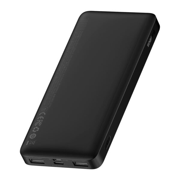 Baseus Bipow Siyah 10.000mAh Powerbank Dijital Ekranlı Taşınabilir Şarj Cihazı 15W - Görsel 3