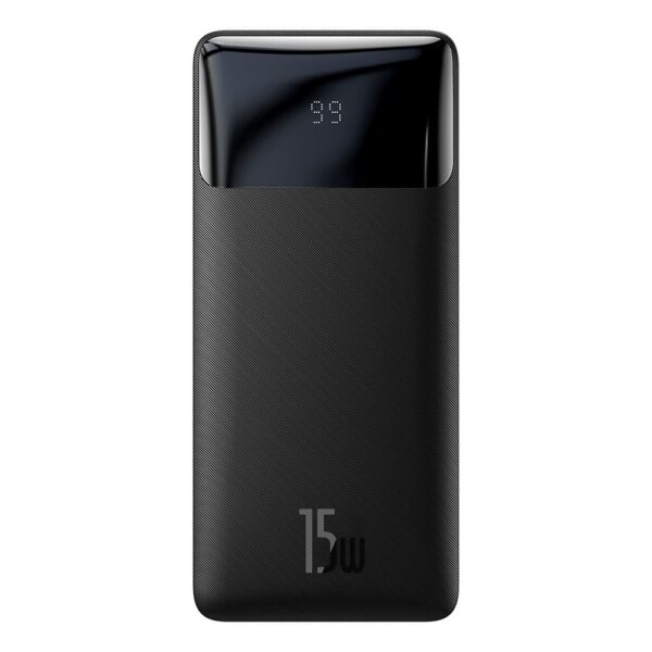 Baseus Bipow Siyah 10.000mAh Powerbank Dijital Ekranlı Taşınabilir Şarj Cihazı 15W