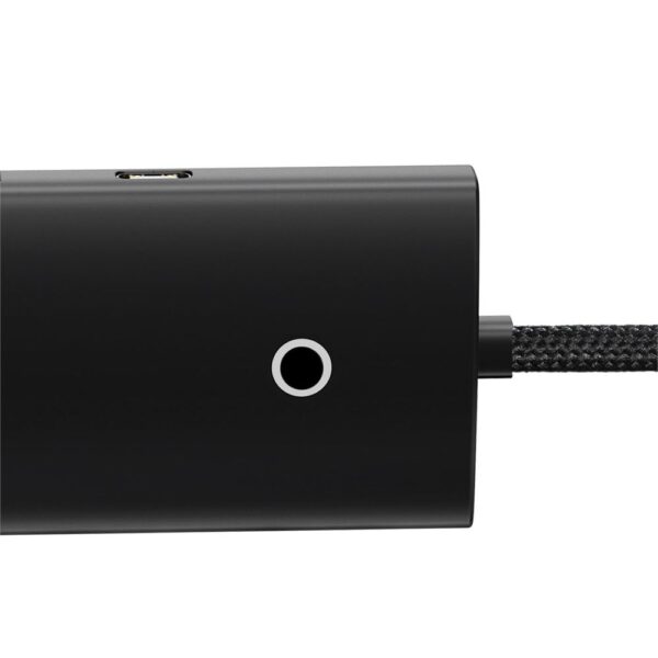 Baseus Lite Siyah 4 in 1 Multifonksiyonal USB-A Hub Dock Station - Görsel 3
