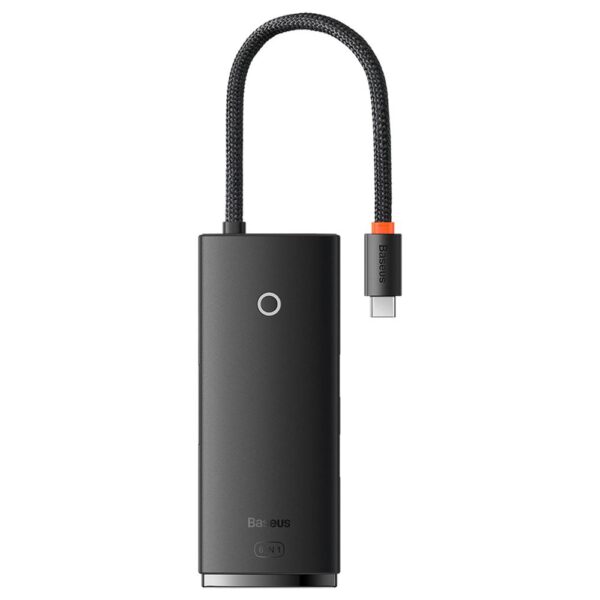 Baseus Lite Siyah 6 in 1 Multifonksiyonal Type-C Hub Dock Station