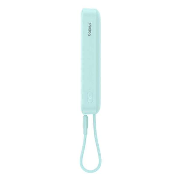 Baseus MagSafe Mini Mavi 10.000mAh Kablosuz Hızlı Şarj Powerbank 30W Type-C Taşınabilir Şarj Cihazı - Görsel 6