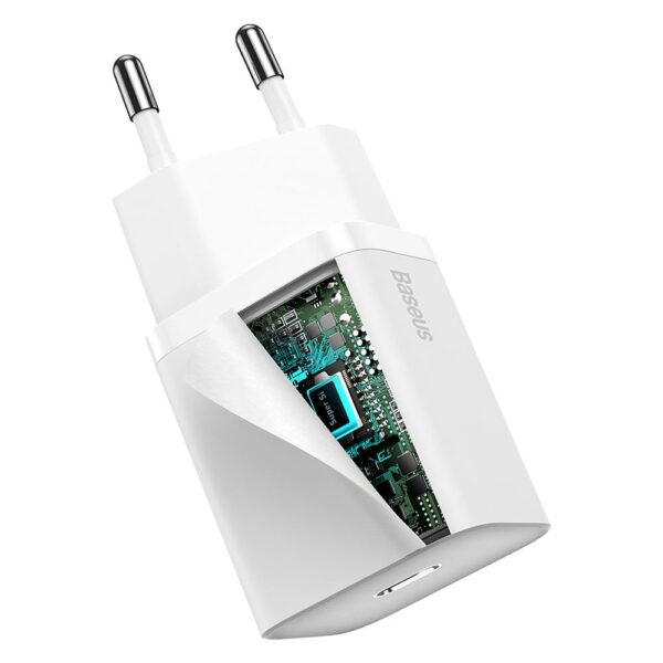 Baseus Super Beyaz Sİ QC. 1xType-C Çıkış 20W - Görsel 3