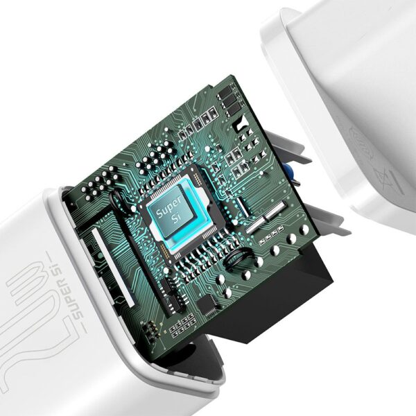 Baseus Super Beyaz Sİ QC. 1xType-C Çıkış 20W - Görsel 7