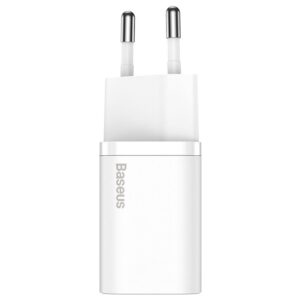 Baseus Super Sİ QC Beyaz 30W Şarj Adaptörü