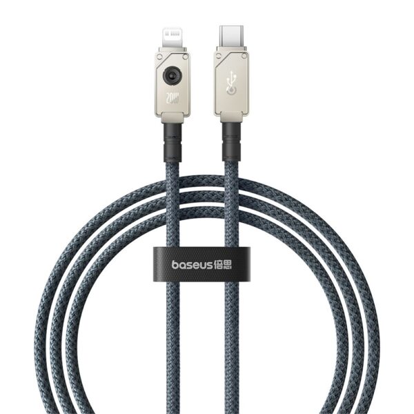 Baseus Unbreakable Beyaz 20W Hızlı Şarj ve Data Kablosu Type-C to Lightning 1m - Görsel 2