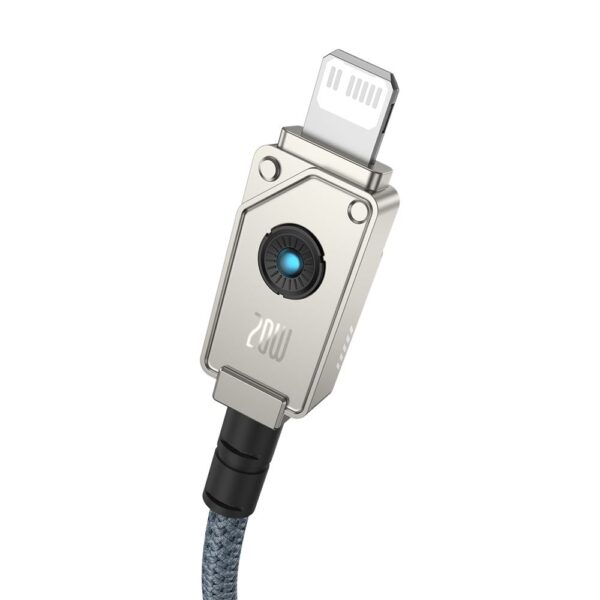 Baseus Unbreakable Beyaz 20W Hızlı Şarj ve Data Kablosu Type-C to Lightning 1m - Görsel 4
