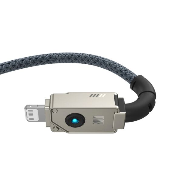 Baseus Unbreakable Beyaz 20W Hızlı Şarj ve Data Kablosu Type-C to Lightning 1m - Görsel 6