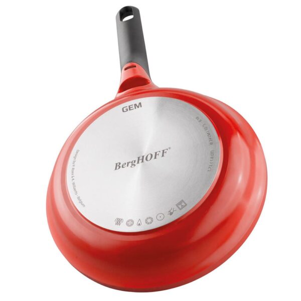 Berghoff Gem Çıkarılabilir Saplı Stay Cool Döküm Alüminyum Tava Turuncu 24 cm - Görsel 2