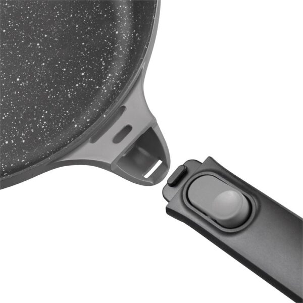 Berghoff Gem Çıkarılabilir Saplı Stay Cool Izgara Kare Tava Gri 24 cm - Görsel 3