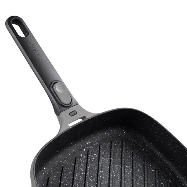 Berghoff Gem Çıkarılabilir Saplı Stay Cool Izgara Kare Tava Gri 24 cm - Görsel 4