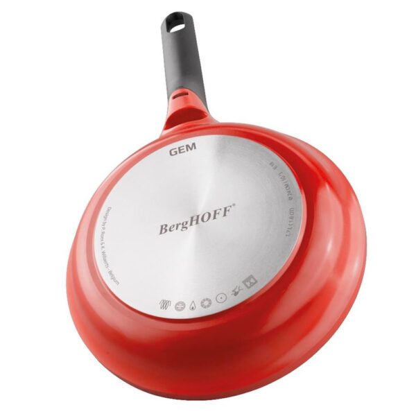 Berghoff Gem Stay Cool Soft Orange Çıkarılabilir Saplı Tava 28 cm - Görsel 2