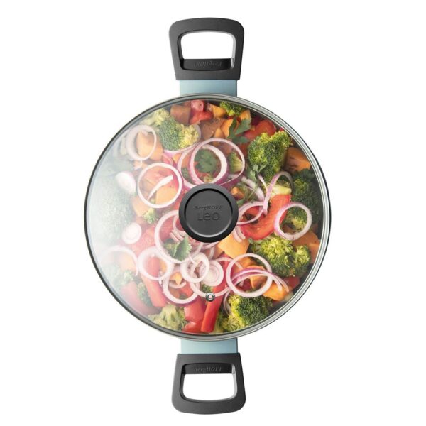Berghoff Leo Slate Pastel Mavi Alüminyum Tencere 24 cm - Görsel 2