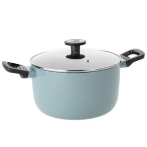 Berghoff Leo Slate Pastel Mavi Alüminyum Tencere 24 cm