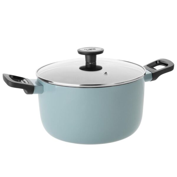 Berghoff Leo Slate Pastel Mavi Alüminyum Tencere 24 cm