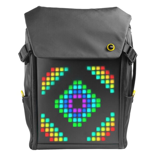 Divoom Backpack M Siyah Ledli Ekran APP Kontrollü Akıllı Sırt Çantası - Görsel 2