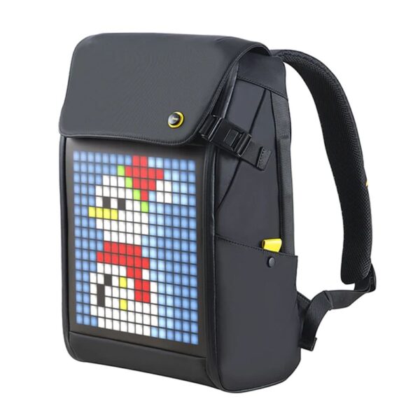 Divoom Backpack M Siyah Ledli Ekran APP Kontrollü Akıllı Sırt Çantası - Görsel 3