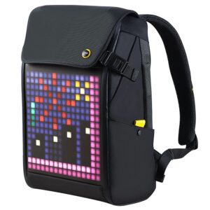 Divoom Backpack M Siyah Ledli Ekran APP Kontrollü Akıllı Sırt Çantası