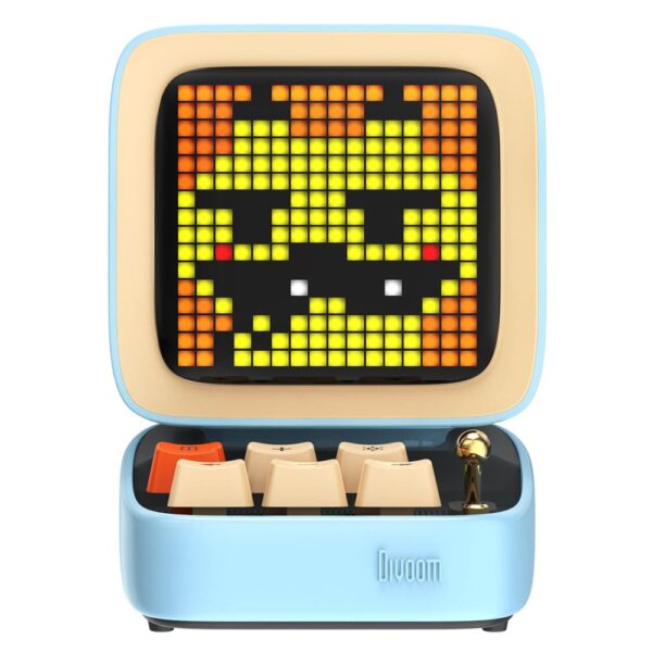 Divoom Ditoo-Mic Mavi Karaoke Mikrofonlu Uyarlanabilir Piksel Ekranlı Bluetooth Hoparlör - Görsel 3
