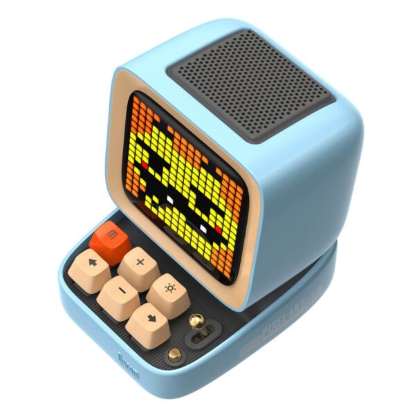 Divoom Ditoo-Mic Mavi Karaoke Mikrofonlu Uyarlanabilir Piksel Ekranlı Bluetooth Hoparlör - Görsel 4