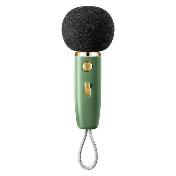 Divoom Ditoo-Mic Yeşil Karaoke Mikrofonlu Uyarlanabilir Piksel Ekranlı Bluetooth Hoparlör - Görsel 2