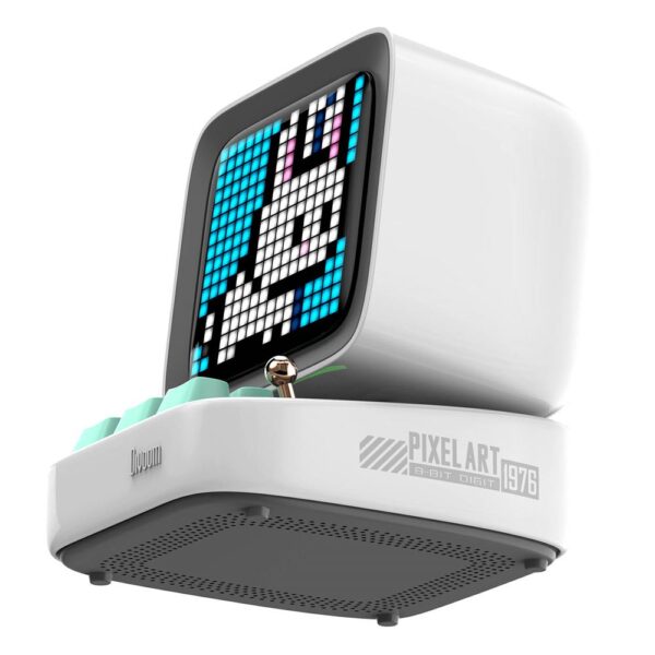 Divoom Ditoo Pro Beyaz Bluetooth Hoparlör ve Pixoo Led Ekran Seti - Görsel 5