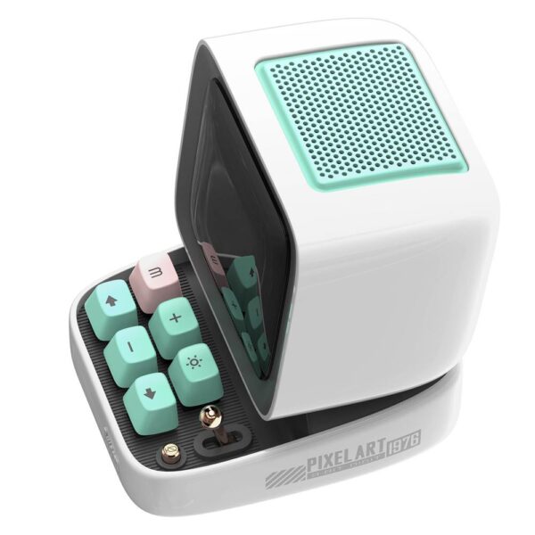 Divoom Ditoo Pro Beyaz Bluetooth Hoparlör ve Pixoo Max Led Ekran Seti - Görsel 4