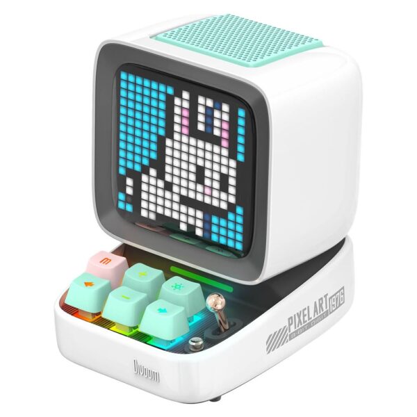 Divoom Ditoo Pro Beyaz Bluetooth Hoparlör ve Times Gate Dijital Led Ekran Seti - Görsel 3