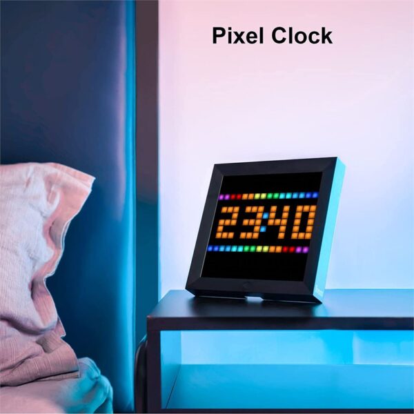 Divoom Ditoo Pro Pembe Bluetooth Hoparlör ve Pixoo Led Ekran Seti - Görsel 8
