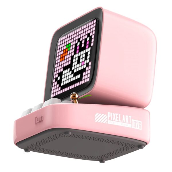 Divoom Ditoo Pro Pembe Bluetooth Hoparlör ve Pixoo Max Led Ekran Seti - Görsel 4