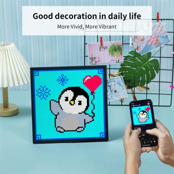 Divoom Ditoo Pro Siyah Bluetooth Hoparlör ve Pixoo-64 Led Ekran Seti - Görsel 6
