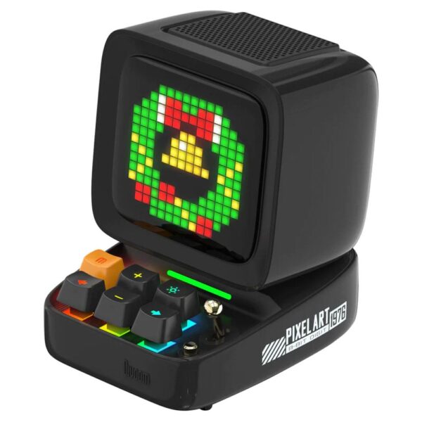 Divoom Ditoo Pro Siyah Bluetooth Hoparlör ve Times Gate Dijital Led Ekran Seti - Görsel 3