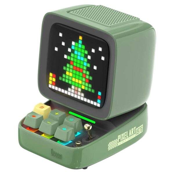 Divoom Ditoo Pro Yeşil Bluetooth Hoparlör ve Pixoo-64 Led Ekran Seti - Görsel 3