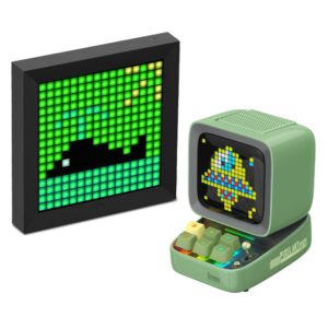 Divoom Ditoo Pro Yeşil Bluetooth Hoparlör ve Pixoo Led Ekran Seti