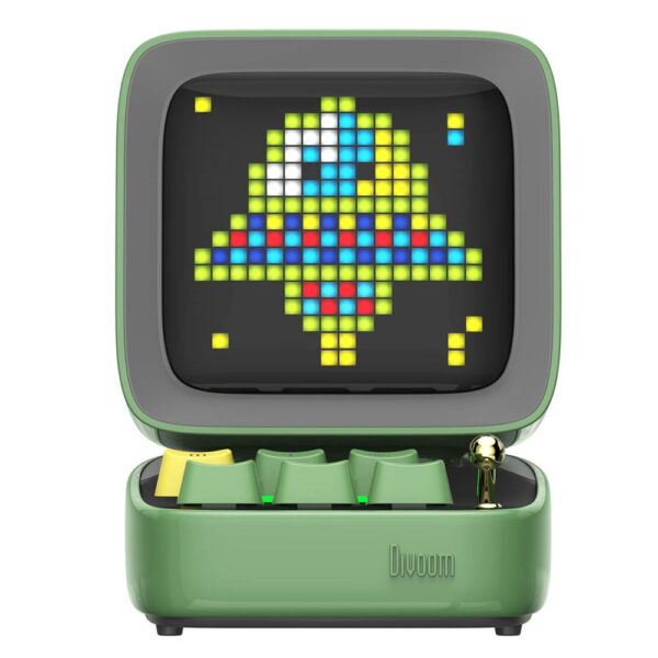Divoom Ditoo Pro Yeşil Bluetooth Hoparlör ve Pixoo Max Led Ekran Seti - Görsel 2