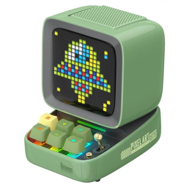 Divoom Ditoo Pro Yeşil Bluetooth Hoparlör ve Pixoo Max Led Ekran Seti - Görsel 3
