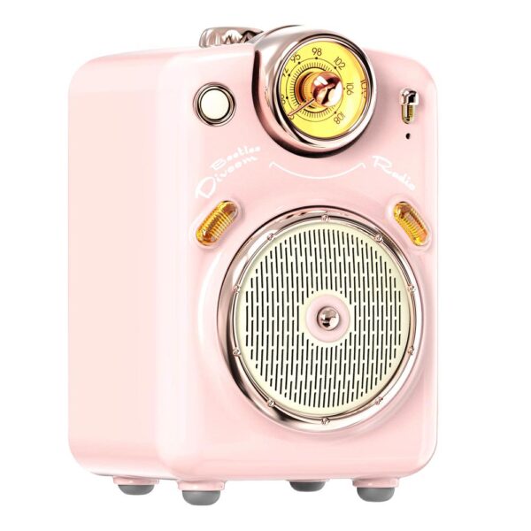 Divoom Fairy-OK Pembe Karaoke Mikrofonlu FM Radyolu Bluetooth Hoparlör - Görsel 2