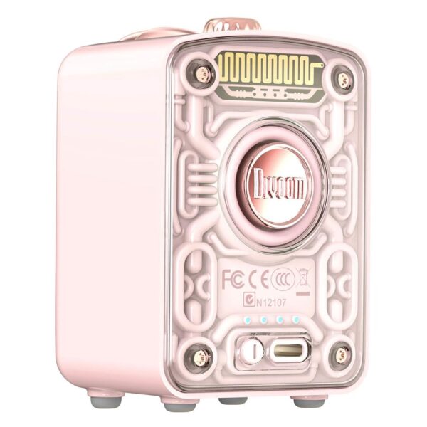 Divoom Fairy-OK Pembe Karaoke Mikrofonlu FM Radyolu Bluetooth Hoparlör - Görsel 3