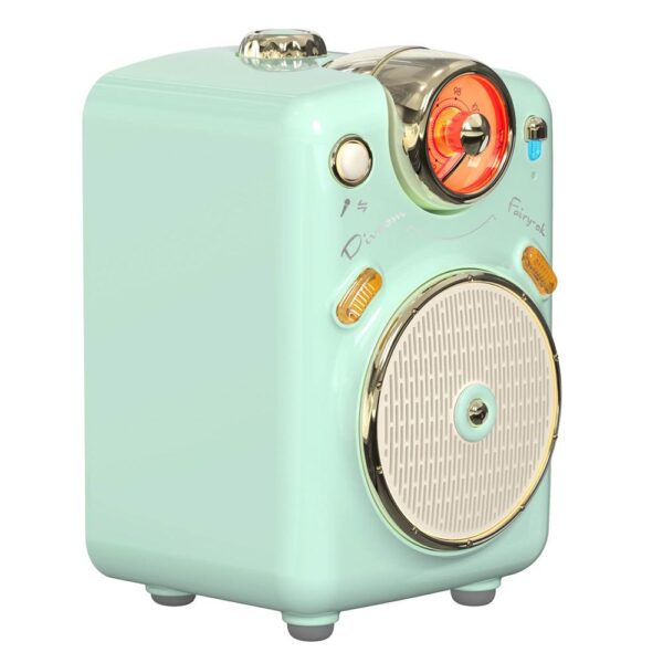 Divoom Fairy-OK Yeşil Karaoke Mikrofonlu FM Radyolu Bluetooth Hoparlör - Görsel 2