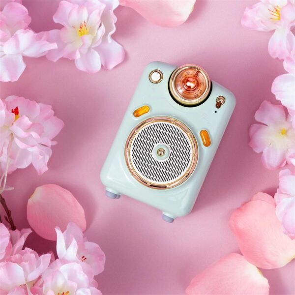 Divoom Fairy-OK Yeşil Karaoke Mikrofonlu FM Radyolu Bluetooth Hoparlör - Görsel 6