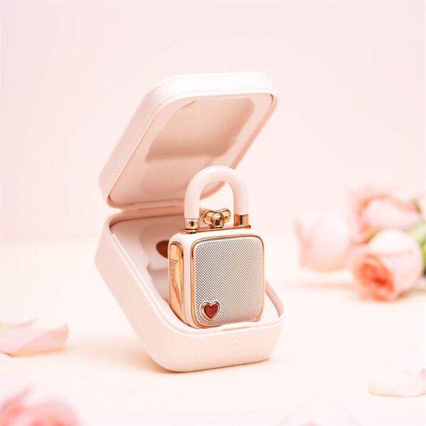 Divoom LoveLock Mini Ses Kayıt Özellikli Bluetooth Hoparlör-Ses Kaydedici - Görsel 5