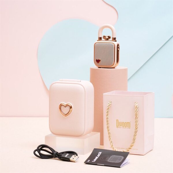 Divoom LoveLock Mini Ses Kayıt Özellikli Bluetooth Hoparlör-Ses Kaydedici - Görsel 7