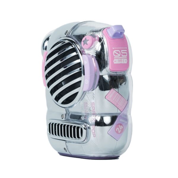 Divoom Spark Pop Pembe Bluetooth Hoparlör - Görsel 3
