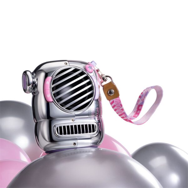 Divoom Spark Pop Pembe Bluetooth Hoparlör - Görsel 4