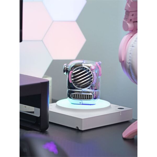 Divoom Spark Pop Pembe Bluetooth Hoparlör - Görsel 6
