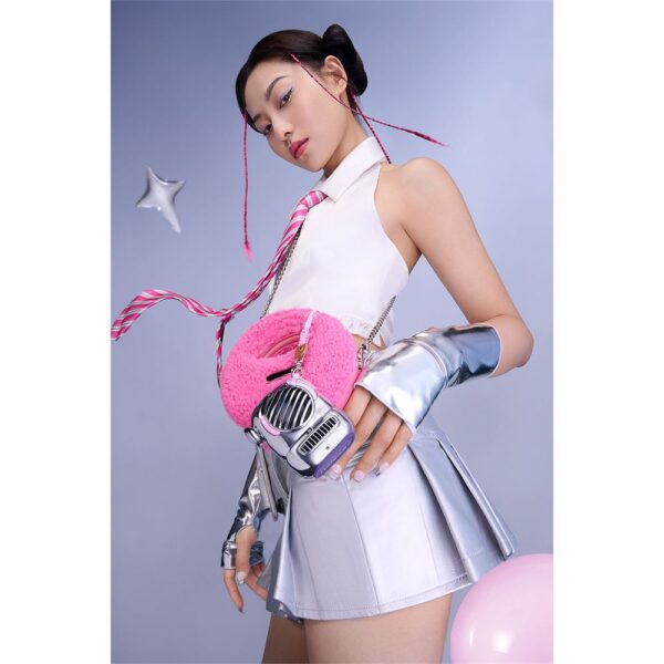 Divoom Spark Pop Pembe Bluetooth Hoparlör - Görsel 8