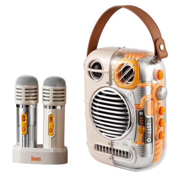 Divoom Spark Pro Çift Karaoke Mikrofonlu 80W Bluetooth Hoparlör - Görsel 3