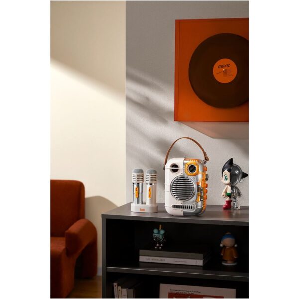 Divoom Spark Pro Çift Karaoke Mikrofonlu 80W Bluetooth Hoparlör - Görsel 7