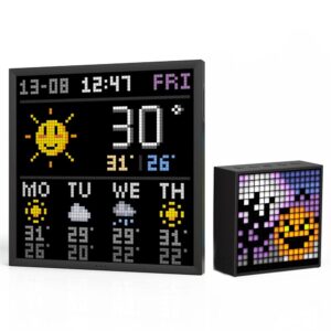 Divoom Timebox Evo Bluetooth Hoparlör ve Pixoo-64 Led Ekran Seti